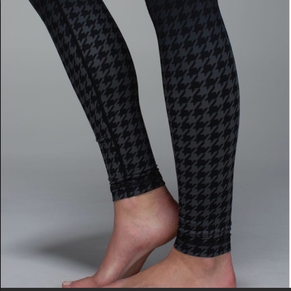 LULULEMON Wunder Under ombré houndstooth size 4 - Picture 2 of 5